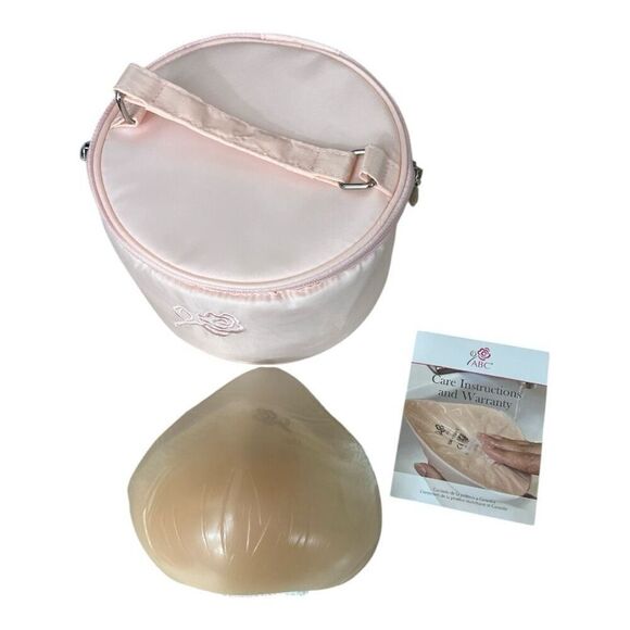ABC Mastectomy Breast Prosthesis 1131 Size L Blush Shapers - Triangle Shaped - Picture 1 of 13